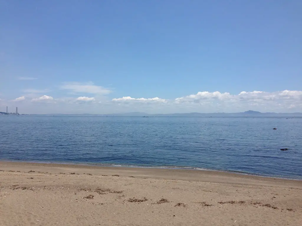 三浦海岸から房総半島を望む Mapio Net