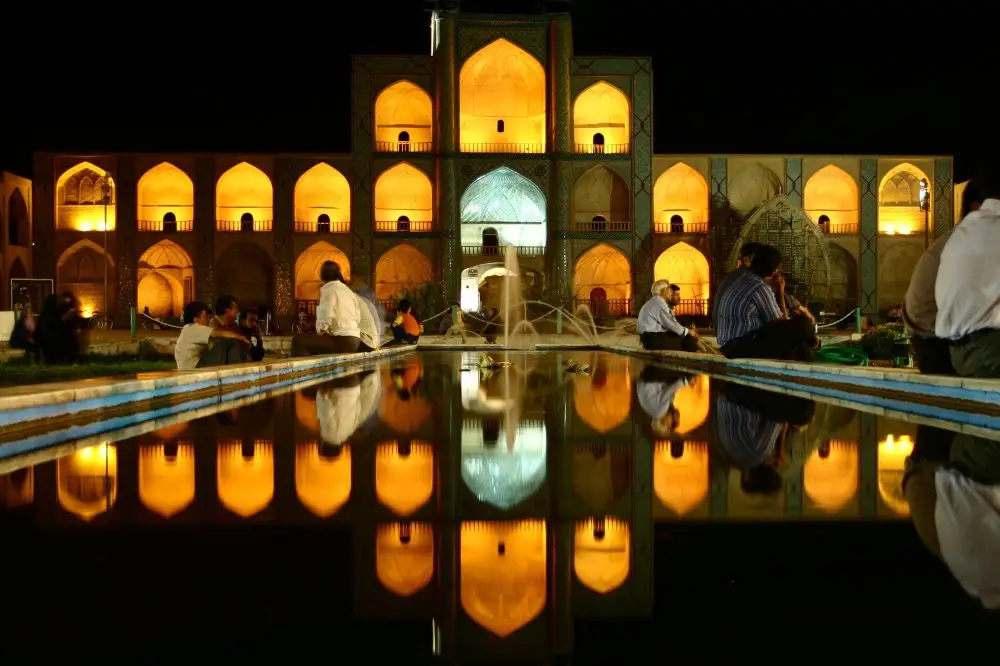 Evening reflections in Yazd