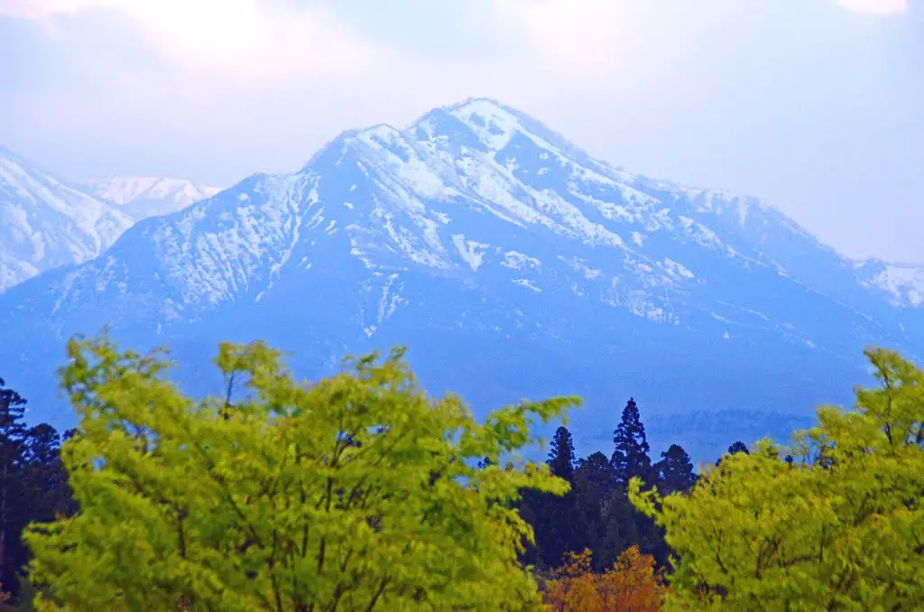上信越自動車道妙高s A から妙高山 Mt Myoko From Joshin Etsu Expwy Myoko S A Mapio Net