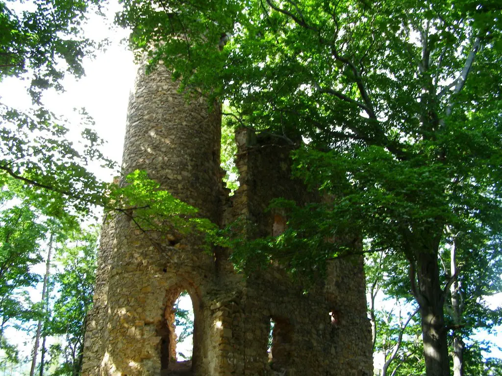 Romantic "ruins" on the top of Grodna
