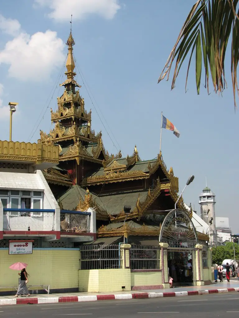 Sule Pagoda and Fire tower