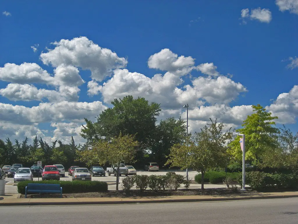 Parking Lot Clouds - Wellston Metrolink Station