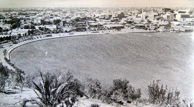 view from Kings Park in the late 1920s