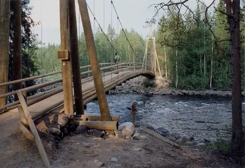 Suspension bridge of Siikakoski