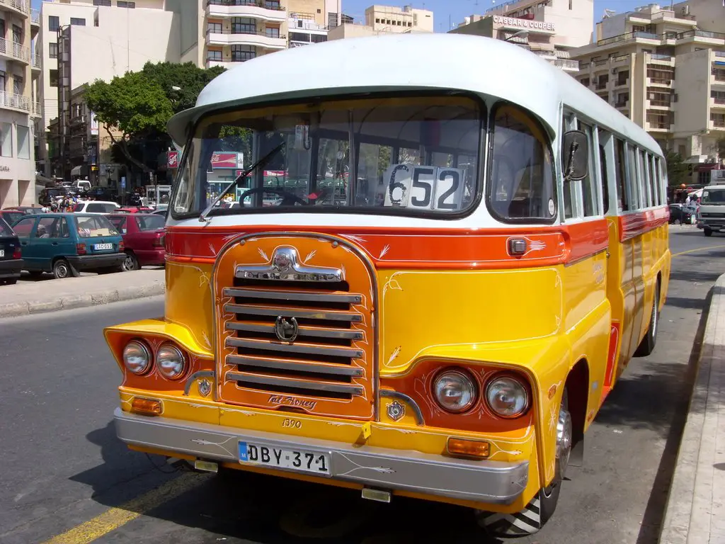 typical maltese bus