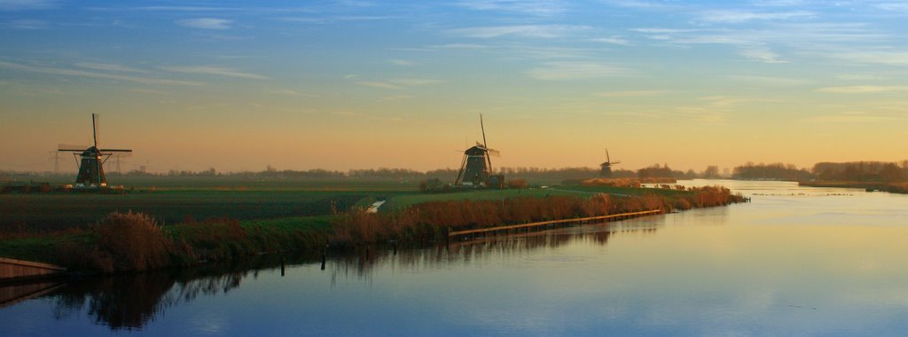 #105 - Windmills at sunset