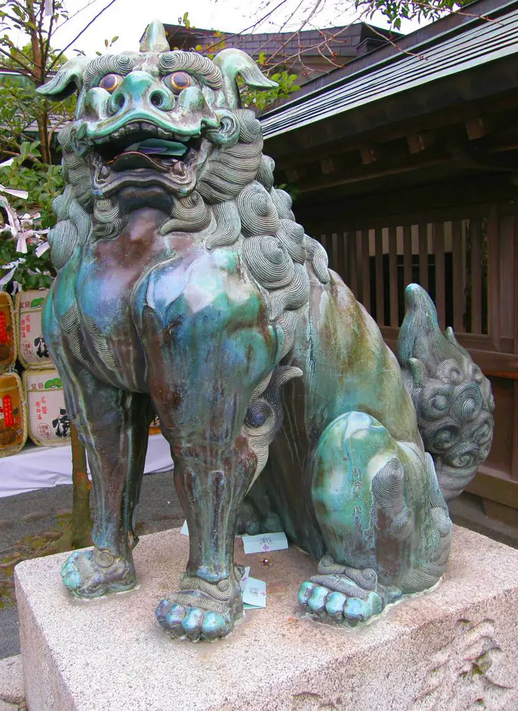 宗像大社 狛犬 阿形 | Mapio.net