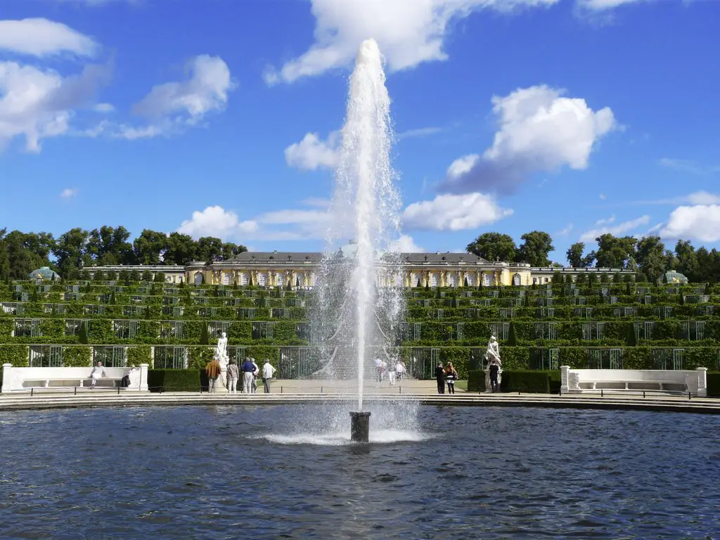 Sanssouci Palace. Potsdam, Germany.