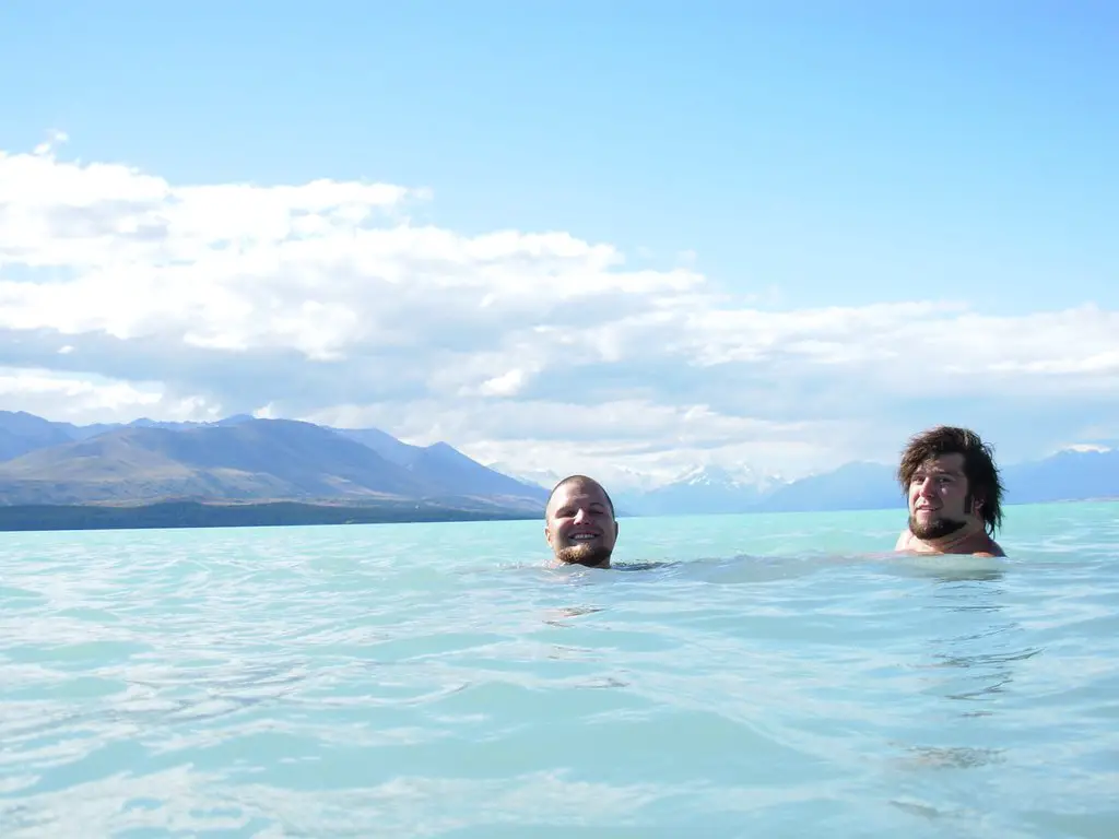 Swimming In Lake Pukaki Mapio Net