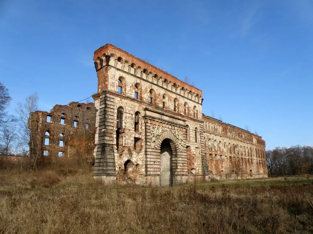Ruined granary of Modlin Fortress