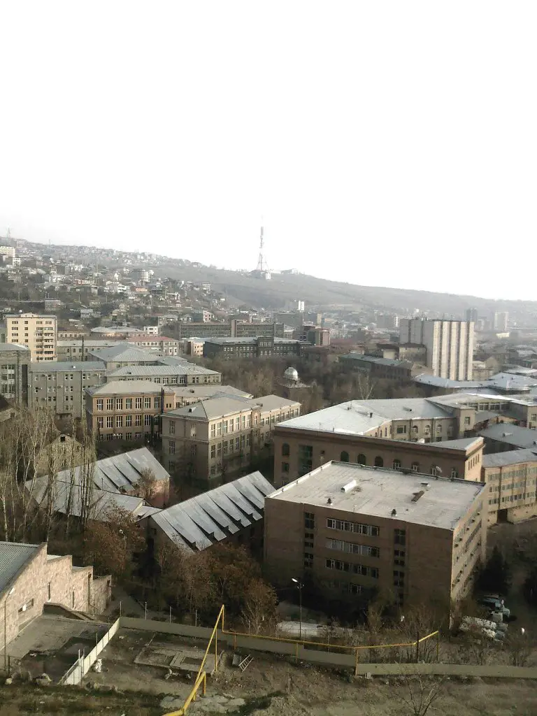 Yerevan univ. Observatory and its  garden