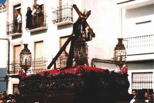 Nazareno de Montalbán en llegada a La Plaza