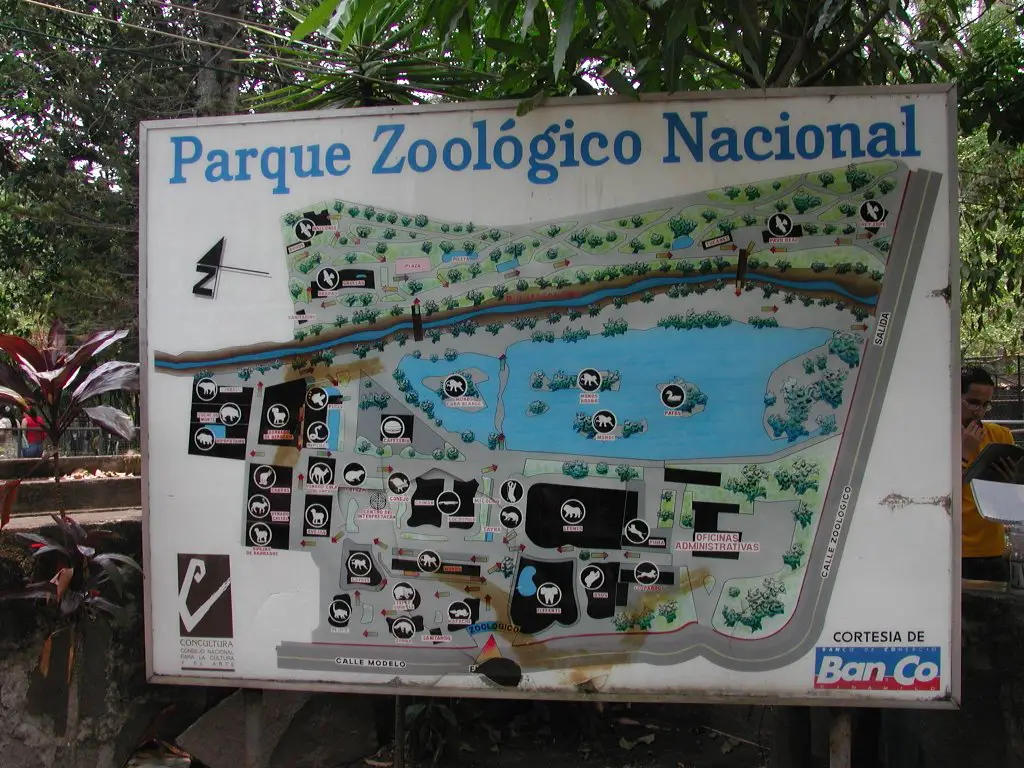Mapa Zoo 