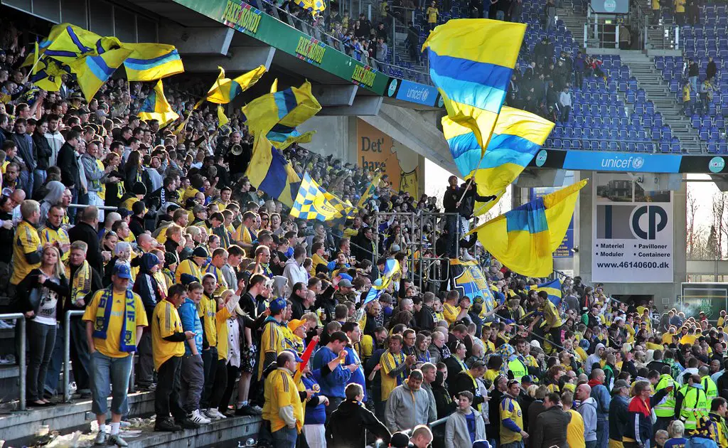 Brøndby Stadion. Brøndby Support.