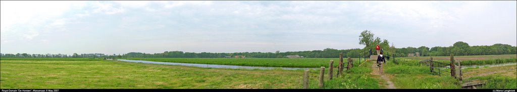Royal Domain De Horsten, Wassenaar, polder landscape (panorama)
