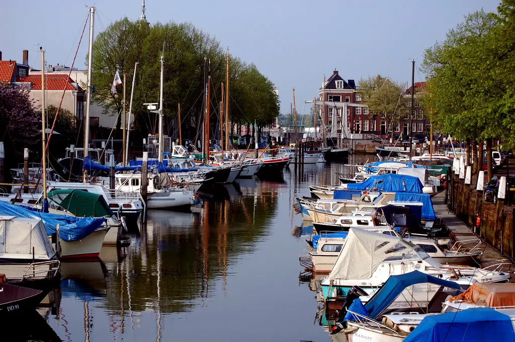 The Taankade in Dordrecht, Netherlands