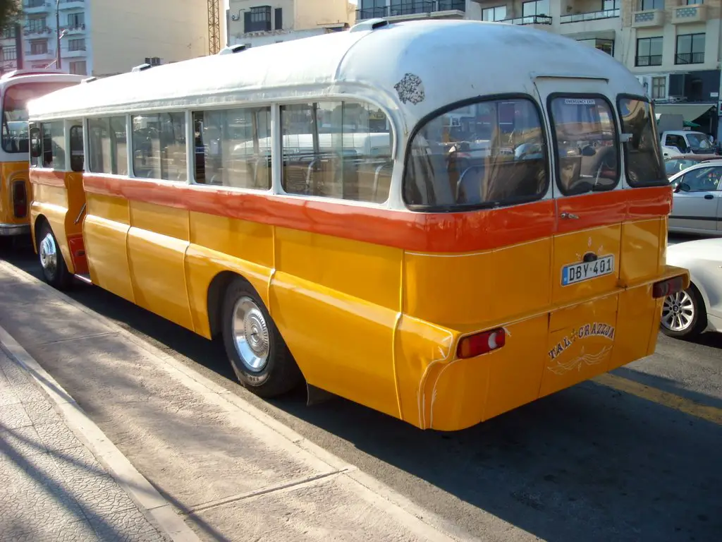 Autobús maltés, Sliema, Malta