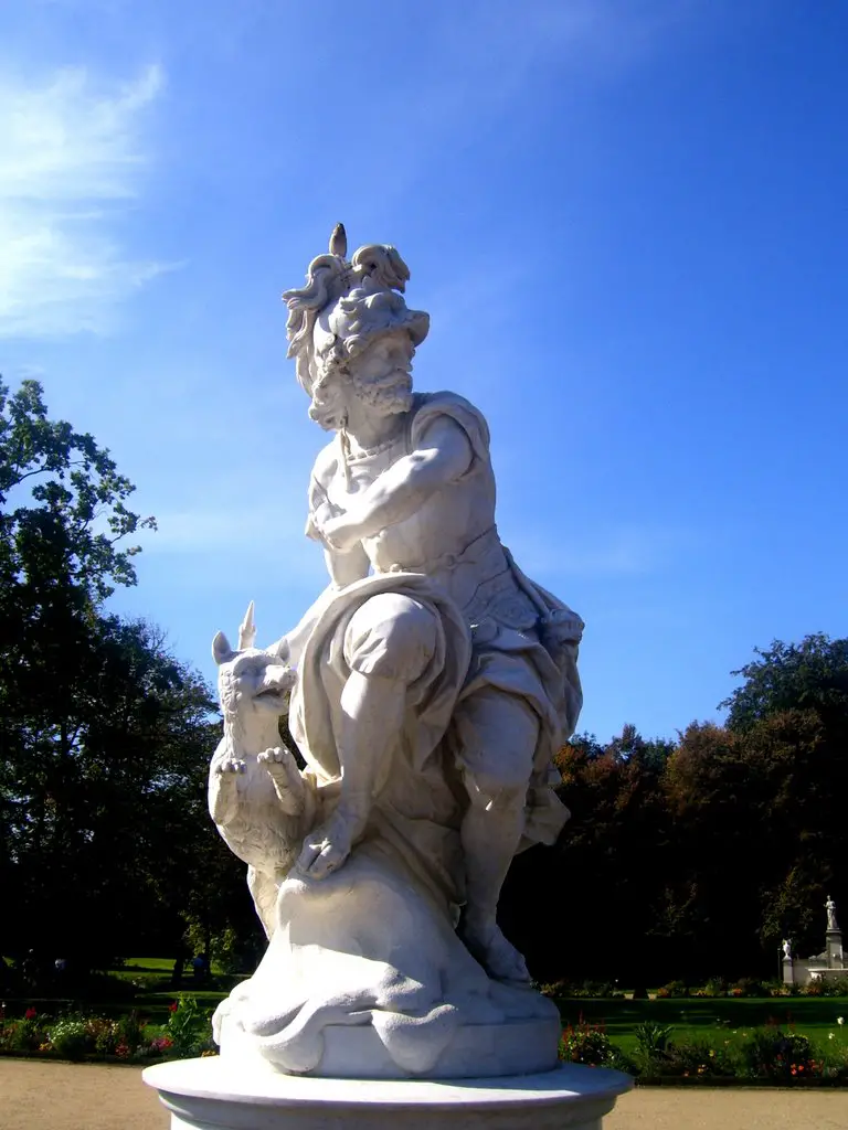 Potsdam, Statue im Park Sanssouci