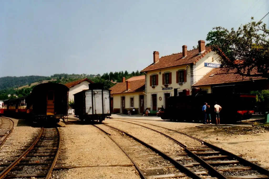 La gare de Lamastre-1991