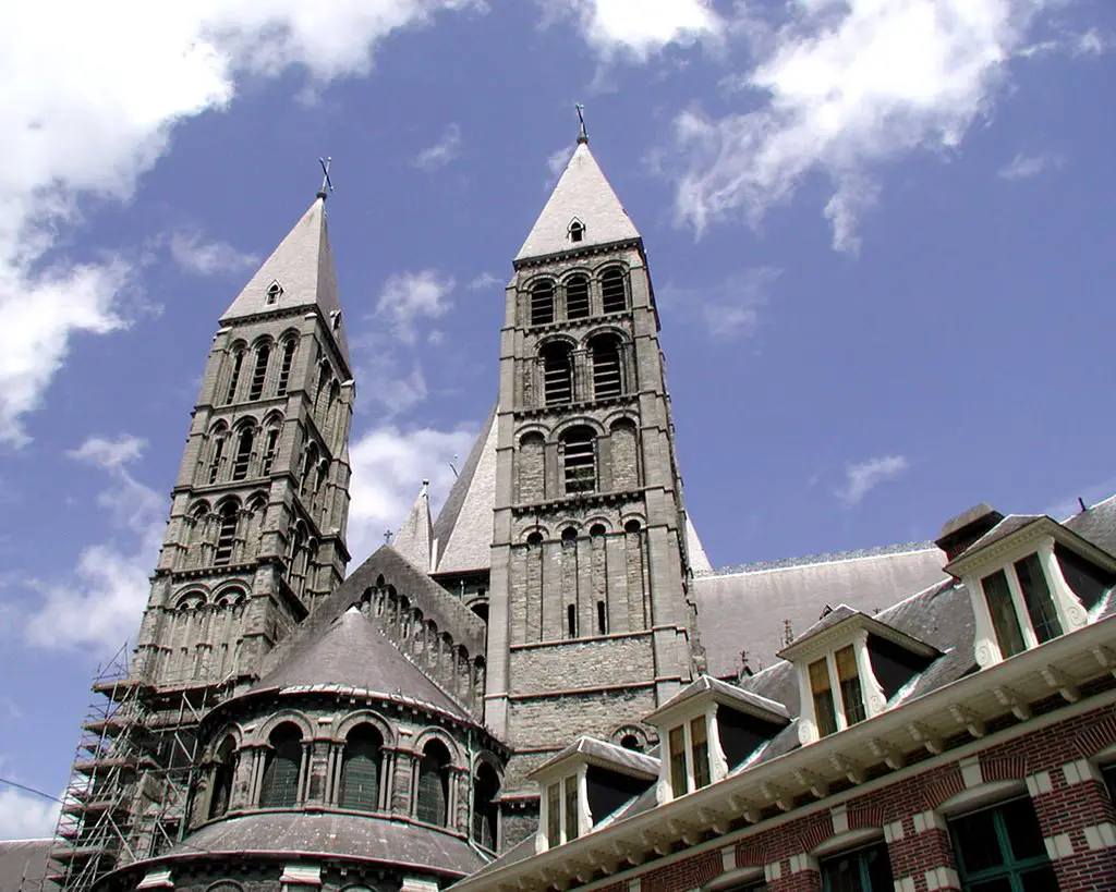 Belgium,Tournai, la cathédrale