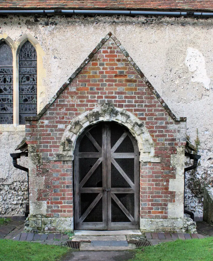 St Andrew's church, Tilmanstone. South door.