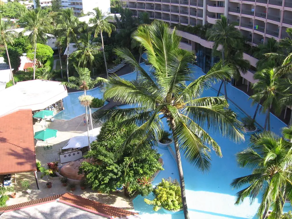 Swimming pool of Nouvata Park Hotel complex