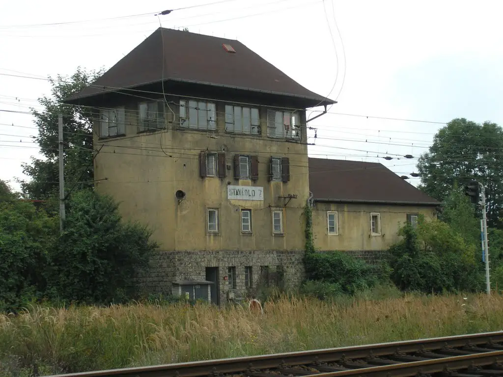 Most - Kopisty (Brüx - Kopitz), Marshalling Yards, Signal box Nr.7, Built 1940