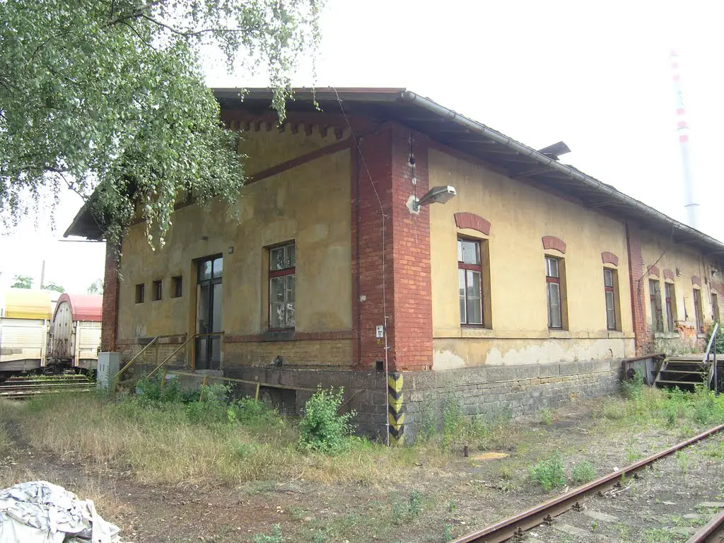 Děčín (Tetschen), freight station of former Northwestern Railway