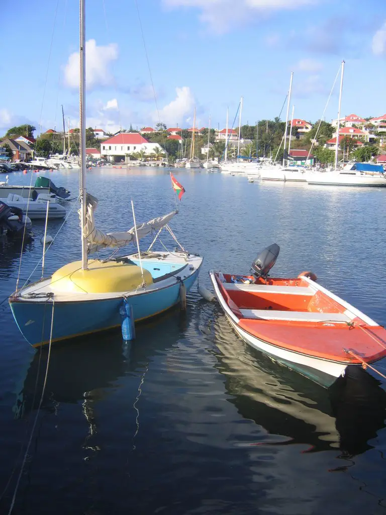 Gustavia Harbor small boats