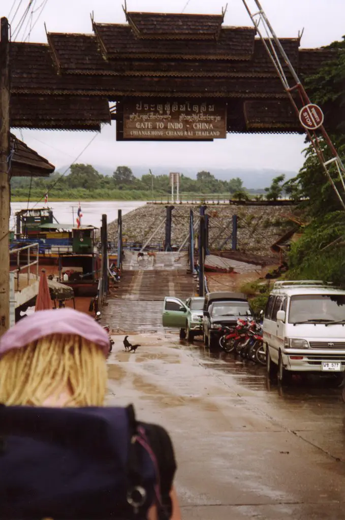 Chiang Khong - Mekong border Crossing with Laos
