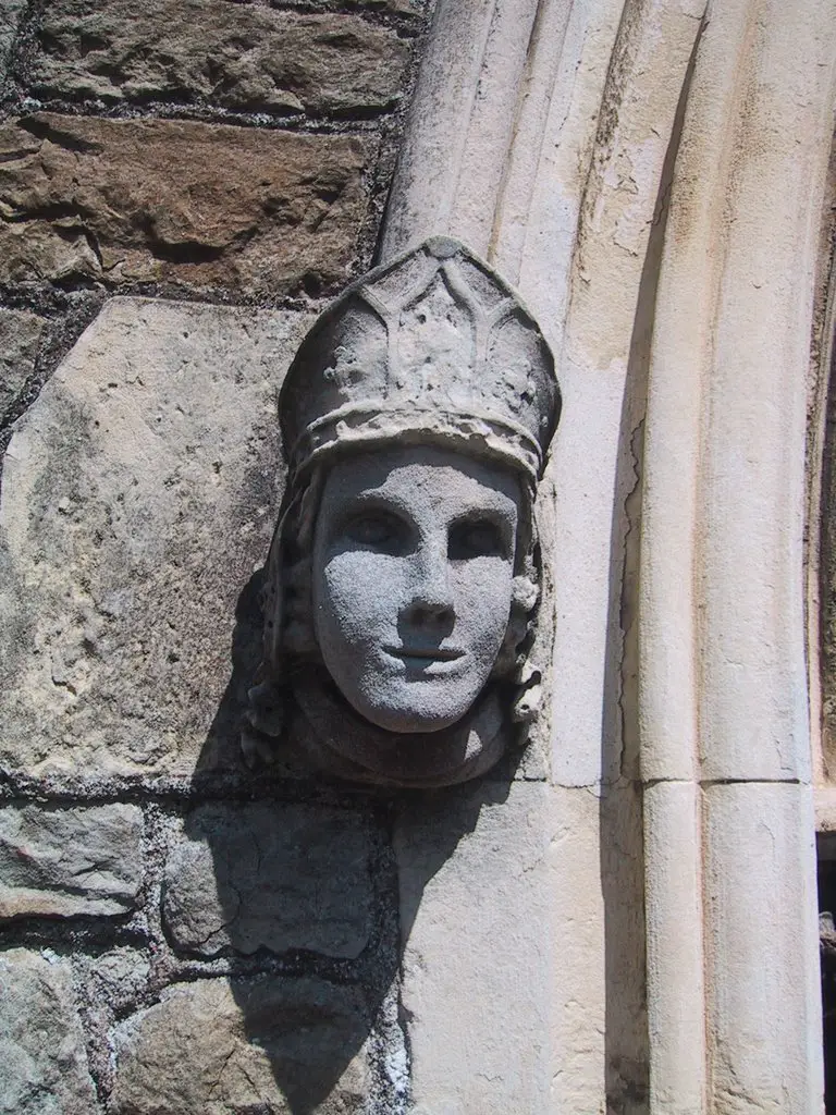 Figure head at Kingsdown church