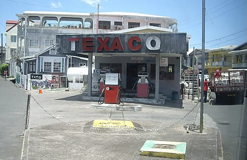 TEXACO filling station, Gouyave