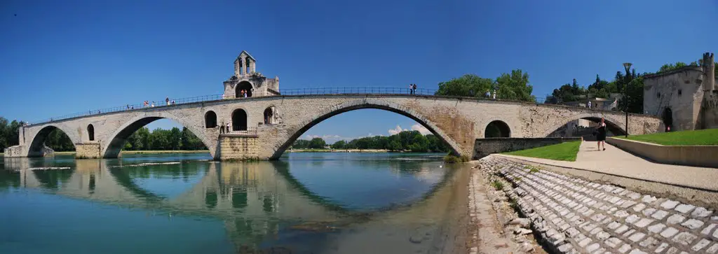 Pont St. Bénézet, Η γέφυρα στην Αβινιόν, Die Brücke von Avignon, Pont d'Avignon, the bridge of Avignon