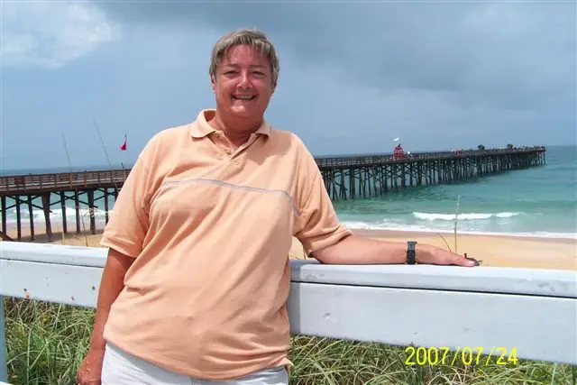 Janice at Flagler Beach, Florida