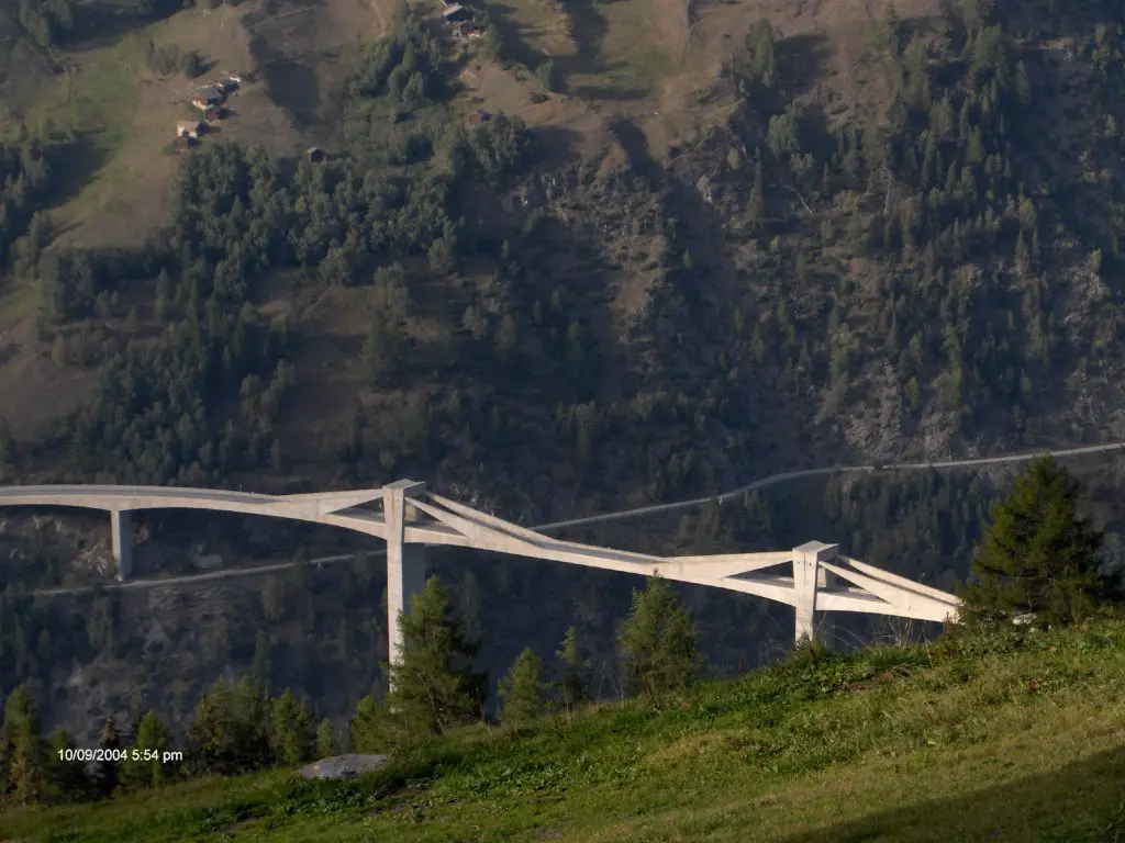 Viaduct Ganderwald bij Simplonpas (Trudi)