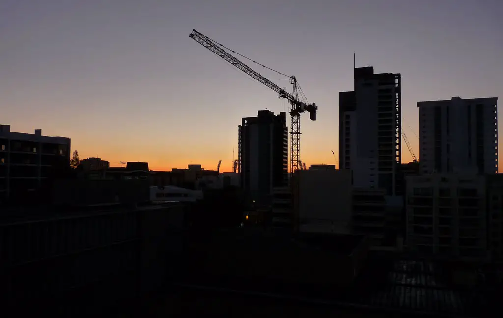 Dawn  in the City of Perth