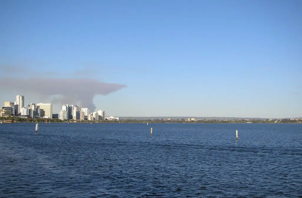 Big fire near Perth