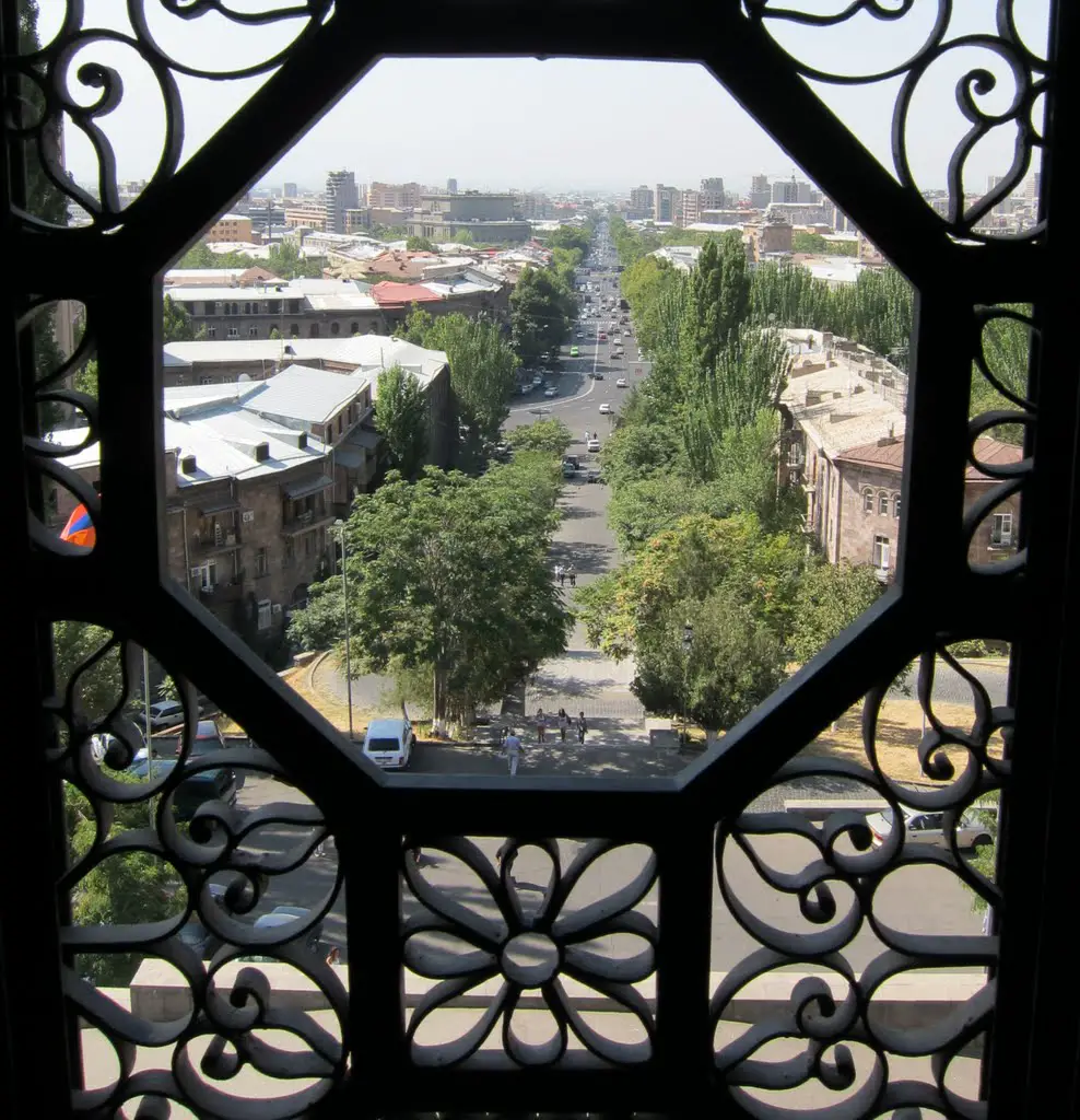 View of Yerevan from Matenadaran