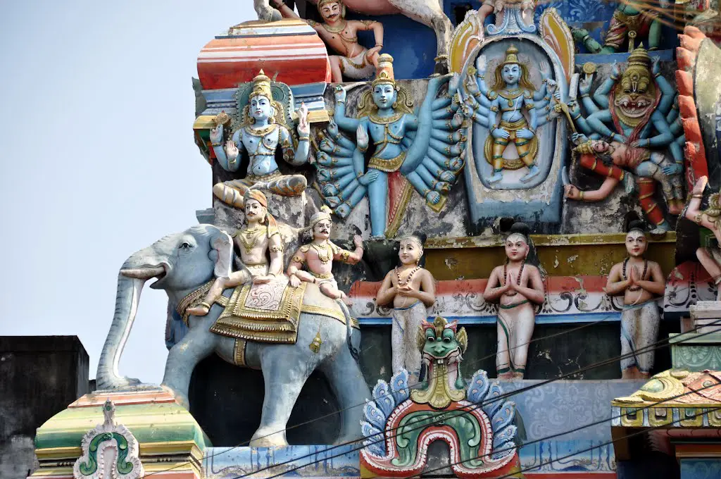 Thiruvanaikaval in Tiruchirapalli, India.