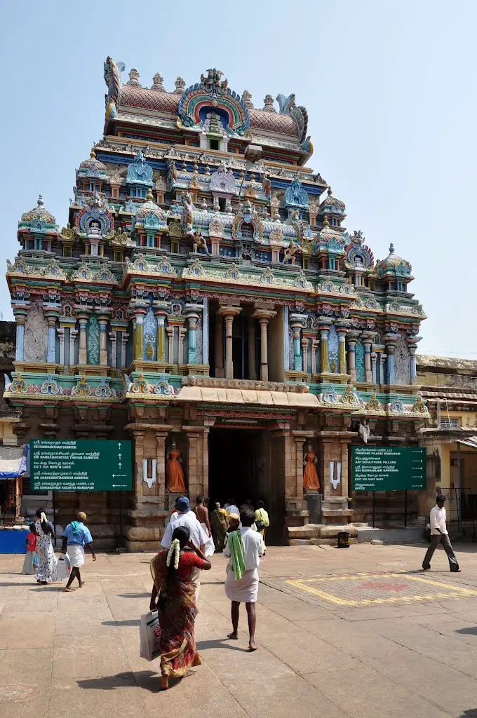 Thiruvanaikaval in Tiruchirapalli, India