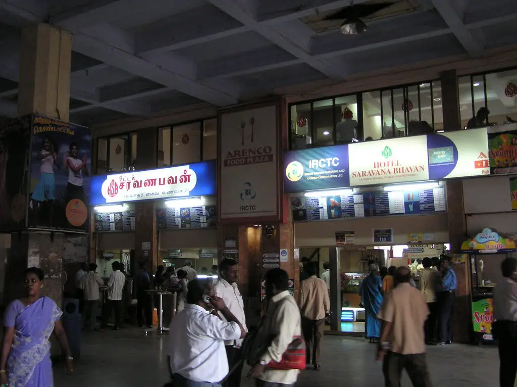 Inside Chennai Beach station