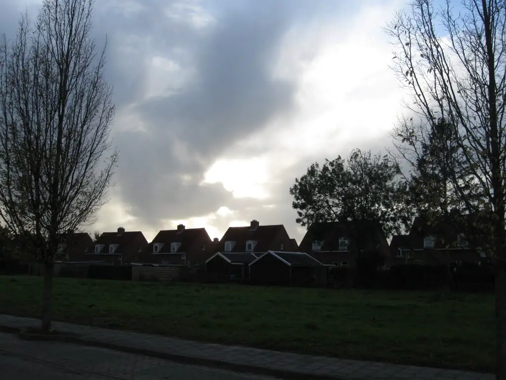 Donkere wolken boven Appingedam