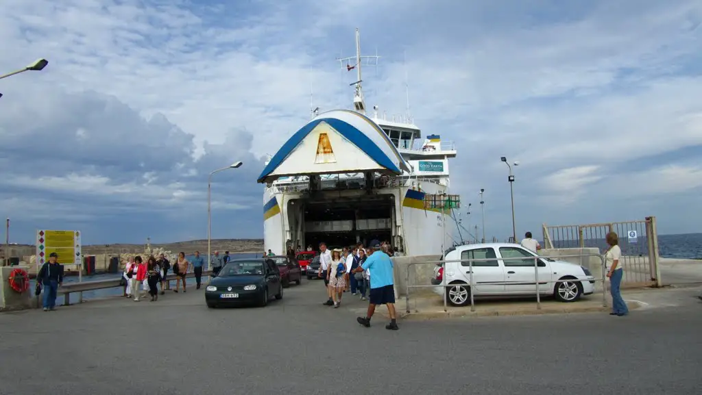 Ferry between Main Island and Gozo