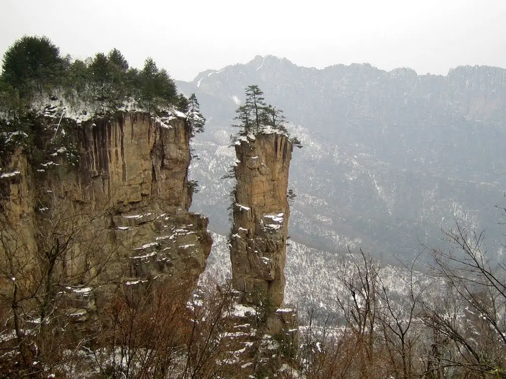 張家界天子山tianzi Mountain Zhangjiajie National Park Mapio Net