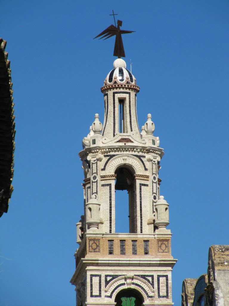 Torre de Santa Cruz restaurada; detalle