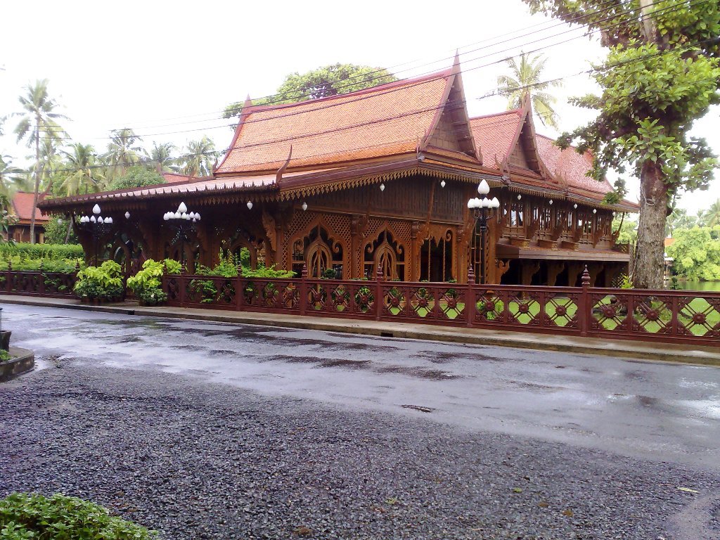 Thai Wooden House In Rose Garden Hotel Nakhon Pathom Thailand