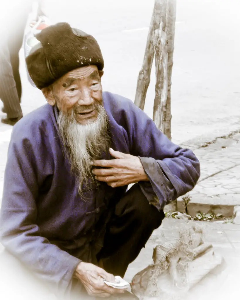 Old man in Dali