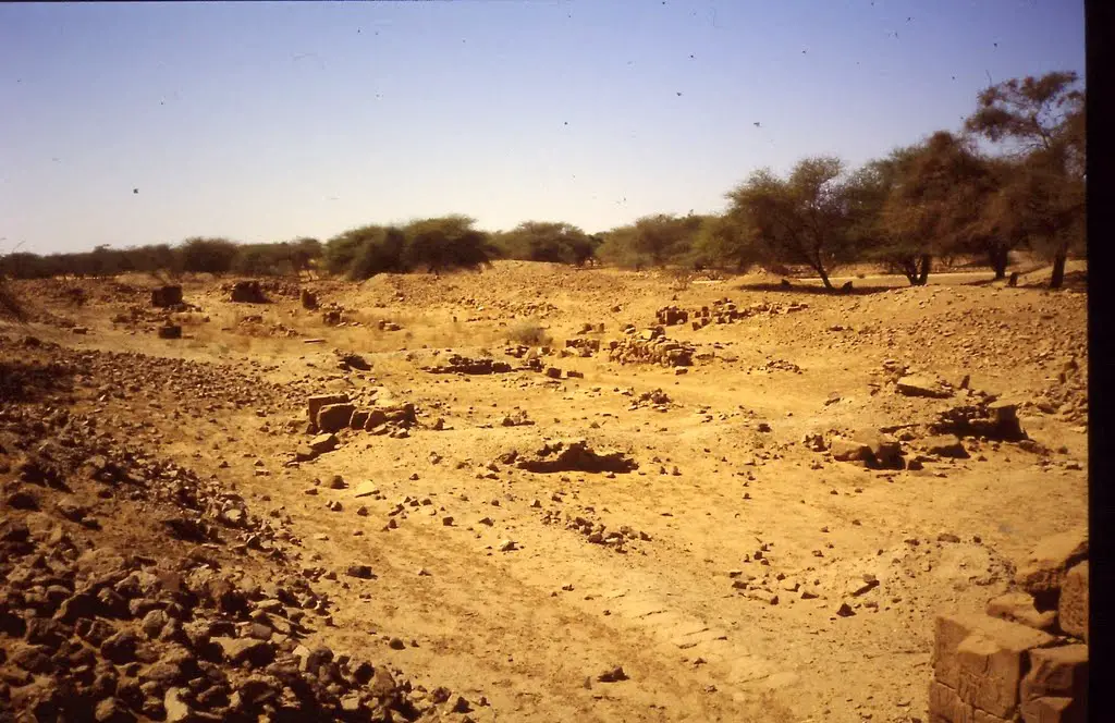 Nord Soudan Meroé 1985 (Temple de Osiris)