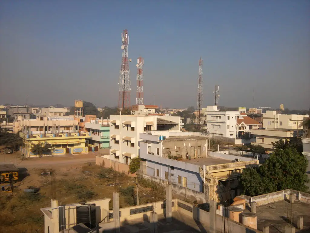 Gadwal city view from my home ,by bhaskar kalvakuri