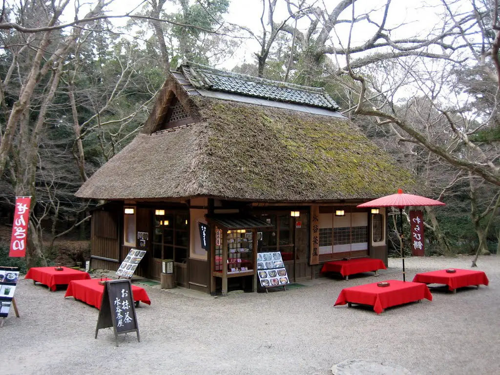 水谷茶屋 奈良公園春日野 Mizuya Tea House Nara Park Kasugano Mapio Net